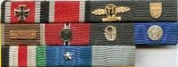 11 Place Bar with Dive Bomber Clasp and Afrika Cuff Title