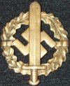 SA Sports Badge, Gold