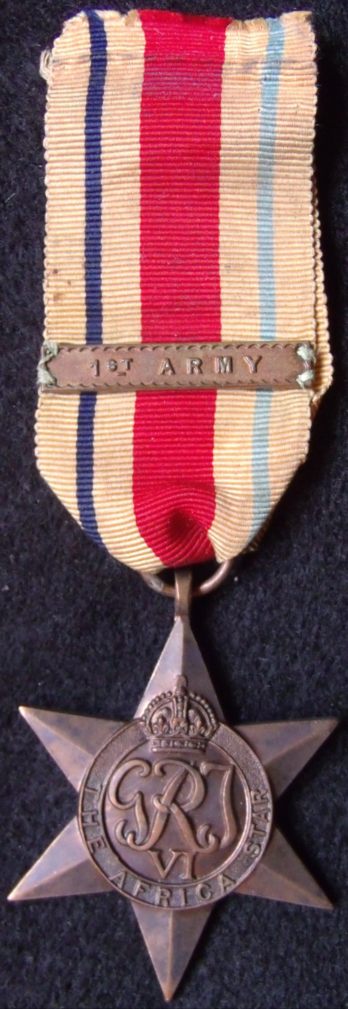 WW2 Africa Star 1st Army